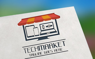 Tech Market Logo Template