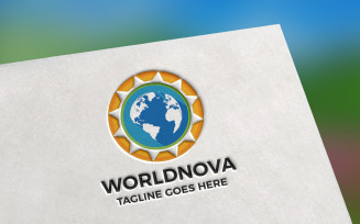 WorldNova Logo Template