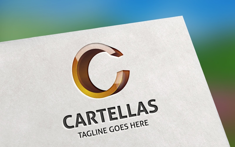 Cartellas C Letter Logo Template