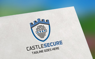 Castle Secure Logo Template