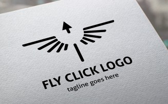 Fly Click Logo Template