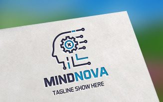 Mind Nova Logo Template