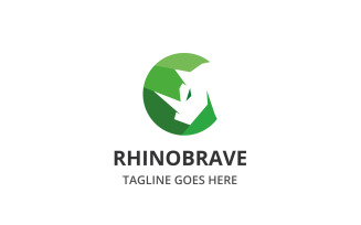 Rhino Brave Logo Template