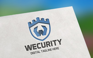 Wecurity Letter W Logo Template