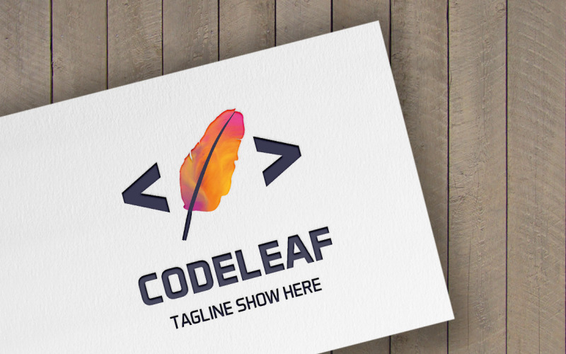Code Leaf Logo Template
