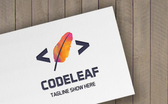 Code Leaf Logo Template