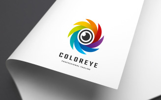 Color Eye Logo Template