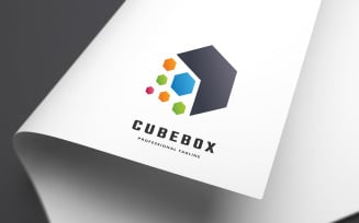 Cube Box Logo Template