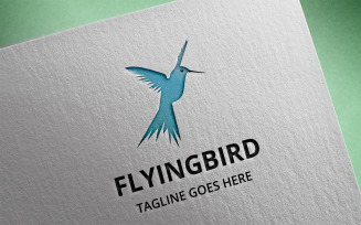 Flying Bird Logo Template