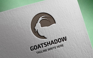 Goat Shadow Logo Template