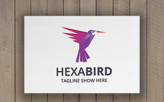 Hexa Bird Logo Template