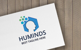Huminds Logo Template