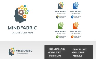Mindfabric Logo Template