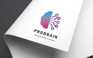 Professional Brain Logo Template