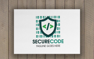 Secure Code Logo Template