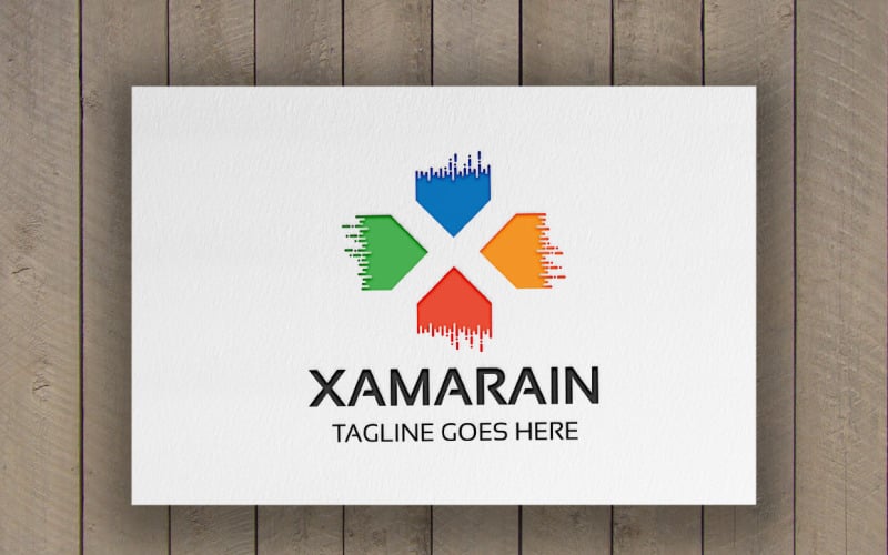 Xamarain Letter X Logo Template