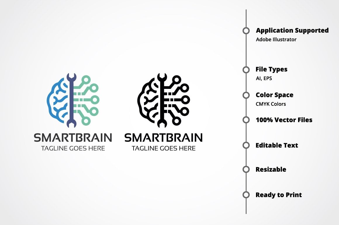 Template #153964 Brain Logo Webdesign Template - Logo template Preview