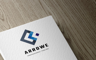Arrow Cube Logo Template