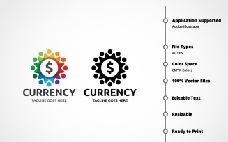 Digital Currency Logo Template