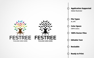 Festree Logo Template