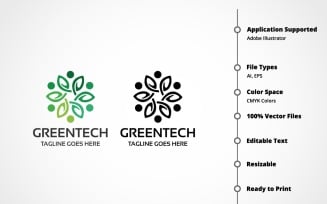 Greentech Logo Template