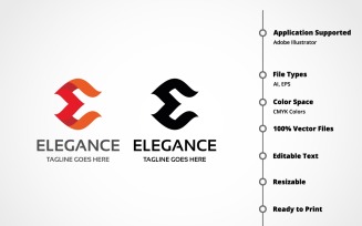 Letter E - Elegance Logo Template