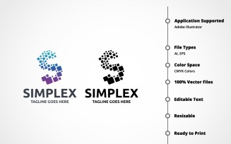 Letter S - Simplex Logo Template
