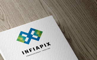 Pixel Infinity Logo Template
