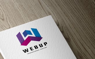 Web Letter W Logo Template