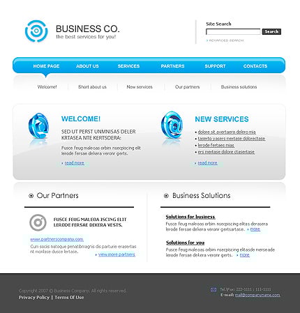 Website Template #15416