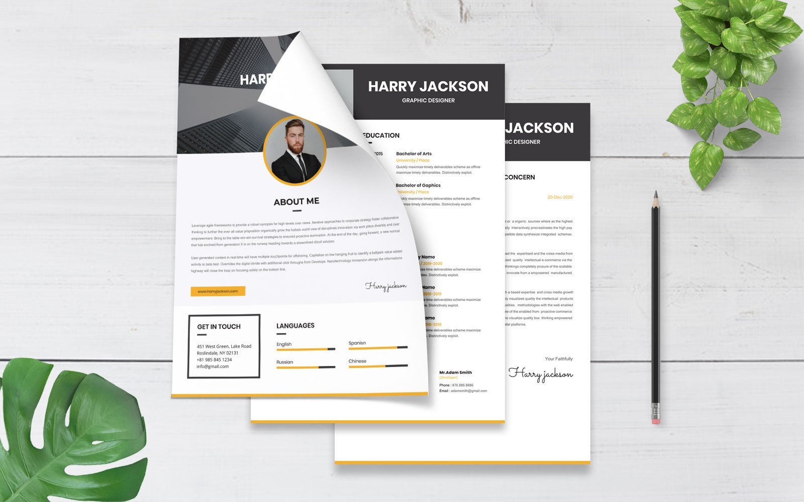 Kit Graphique #154029 Minimal Cv Divers Modles Web - Logo template Preview