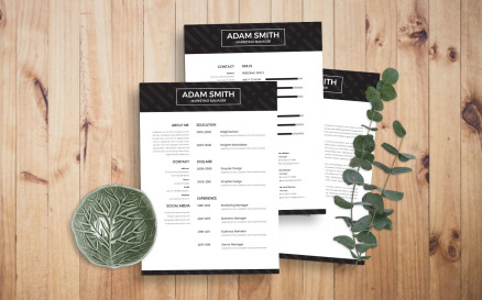 Minimal CV Resume Template
