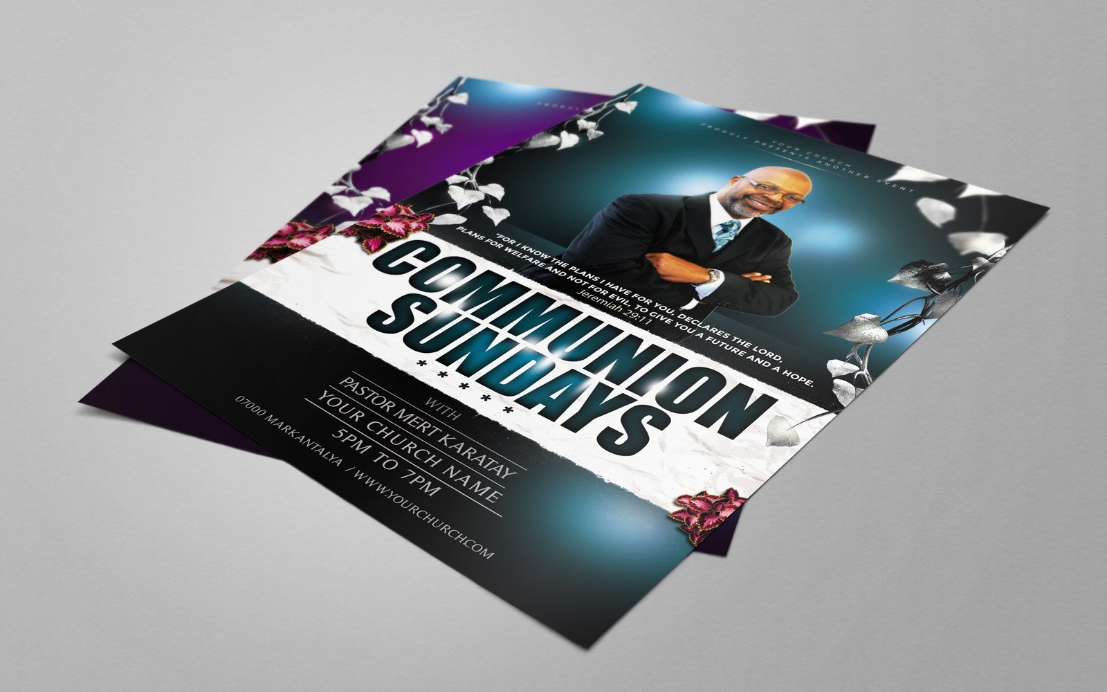 Template #154056 Gospel Flyer Webdesign Template - Logo template Preview