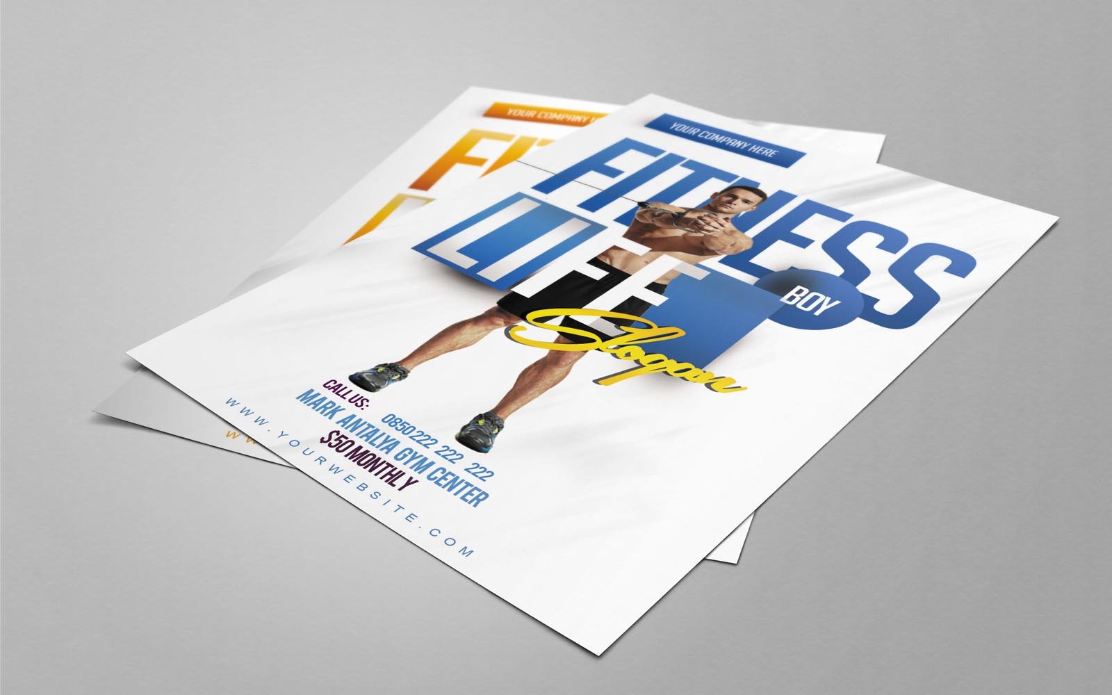 Template #154065 Gym Workout Webdesign Template - Logo template Preview