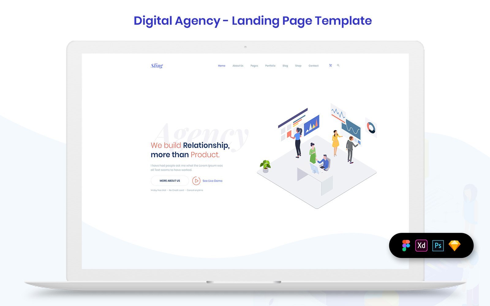 Kit Graphique #154142 Landing Page Divers Modles Web - Logo template Preview