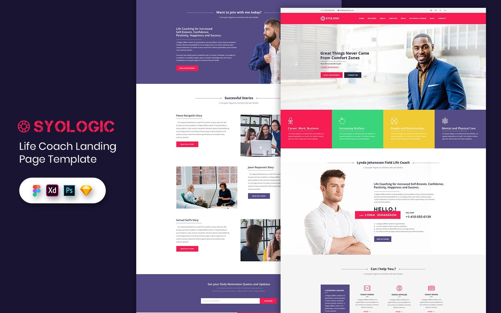 Kit Graphique #154151 Landing Page Divers Modles Web - Logo template Preview