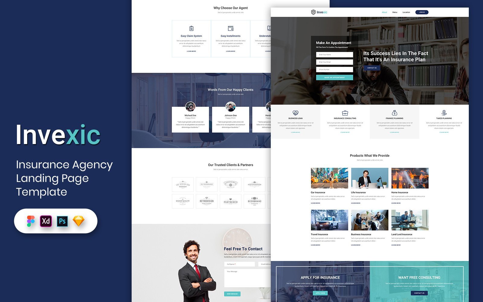 Kit Graphique #154171 Landing Page Divers Modles Web - Logo template Preview