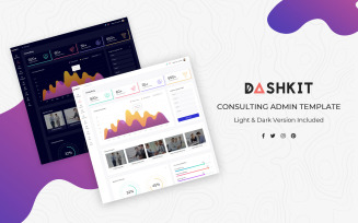 Consulting Admin Dashboard UI Elements
