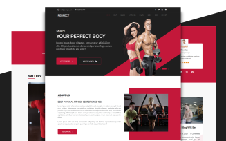 Perfect | Gym Single Modern Bootstrap Responsive Landing Page Template