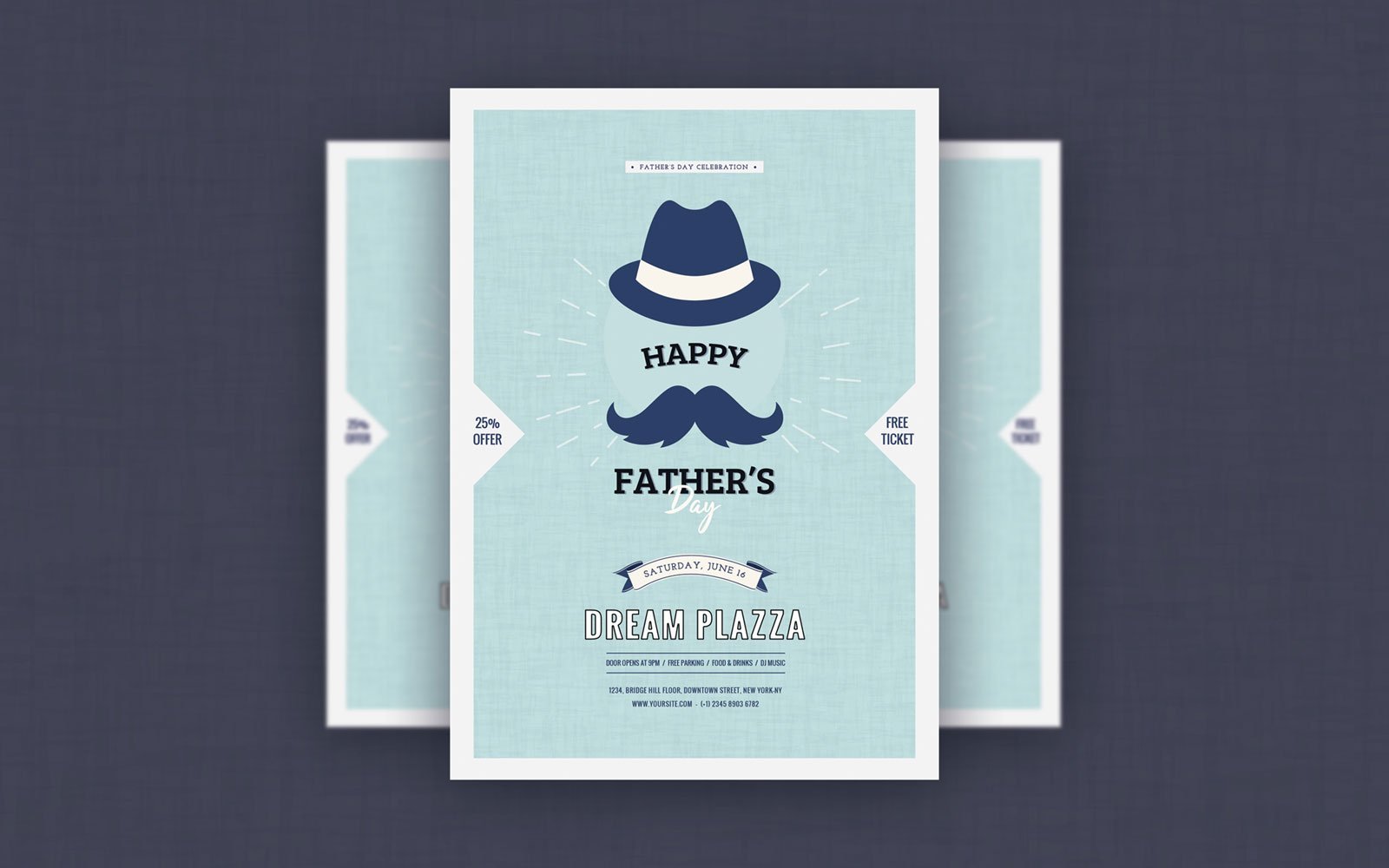 Template #154279 Fathers Day Webdesign Template - Logo template Preview