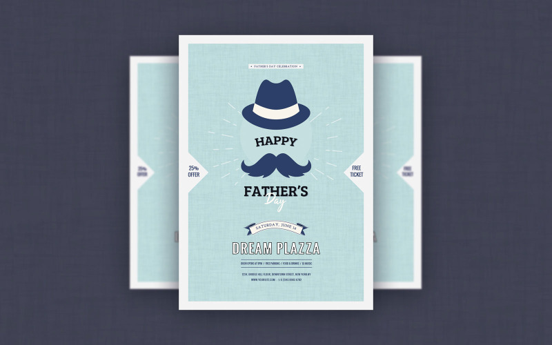 Fathers Day Flyer - Corporate Identity Template