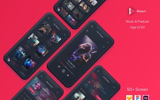 Music and Podcast App UI Kit