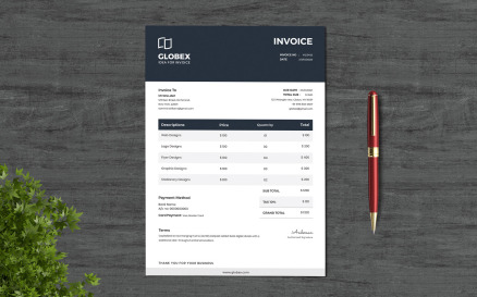 Professional Invoice Corporate Identity