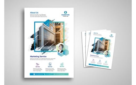 Flyer Template Marketing Corporate Identity