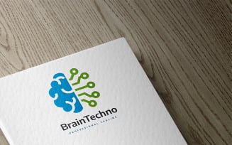 Brain Technology Logo Template