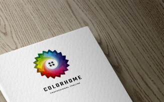 Color Home Logo Template
