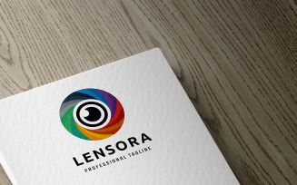 Colorful Lens Logo Template