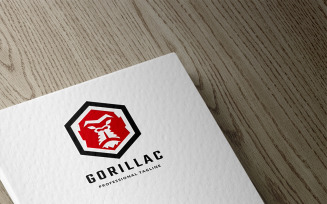 Cube Gorilla Logo Template