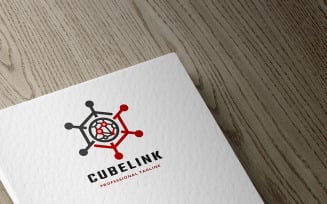Cube Link Logo Template