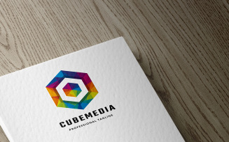 Cube Media Logo Template
